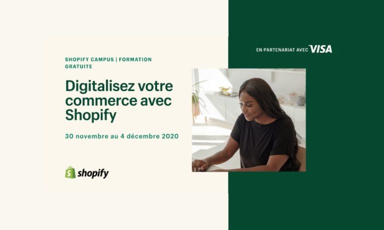 Shopify Campus #2 : l’événement digital du 30/11 au 04/12