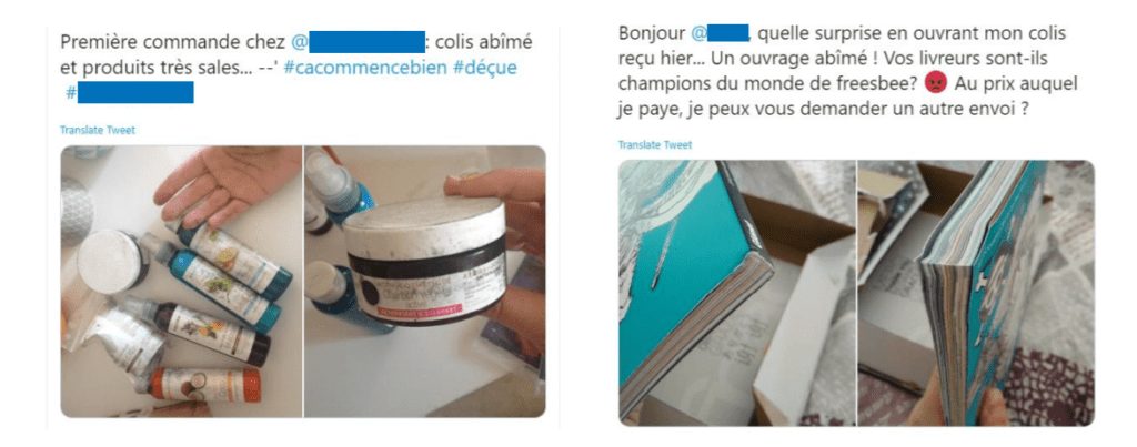 livraison ecommerce emballage couts images exemples mauvaise experience client colis