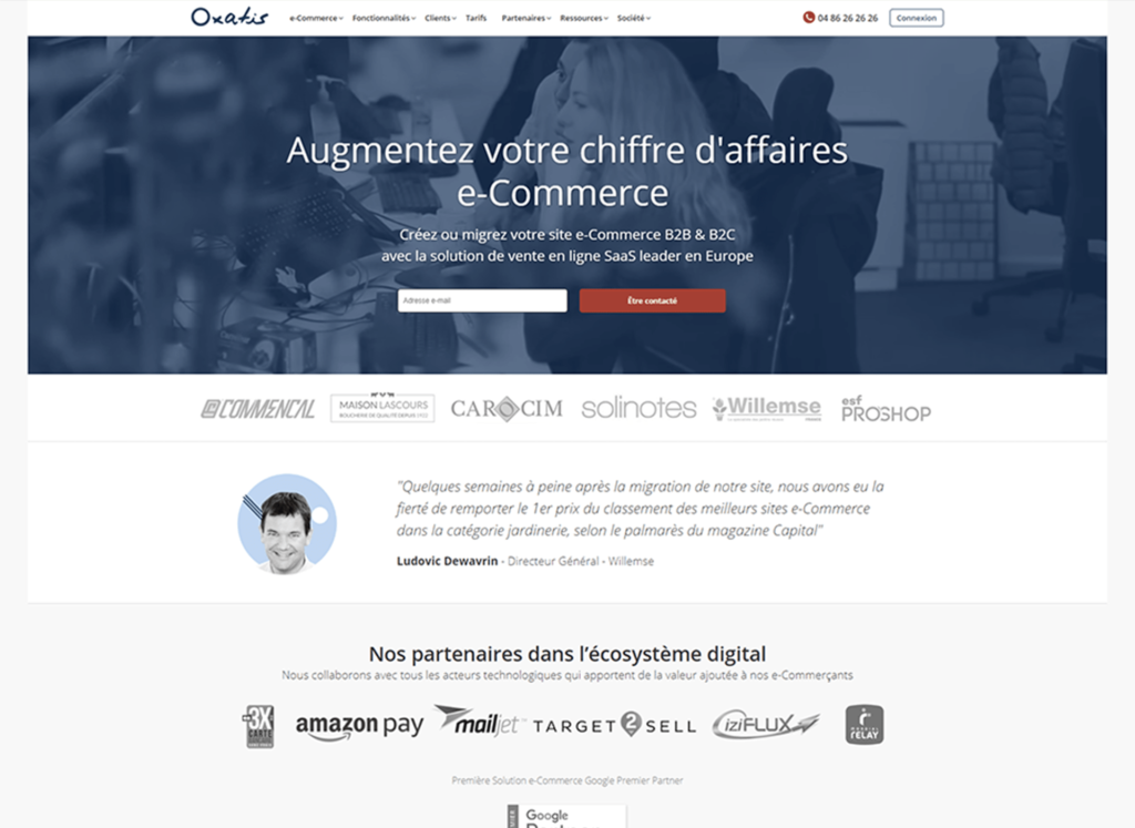 Oxatis - Le CMS E-Commerce SaaS 1