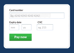 SecurionPay - augmentez vos conversions grâce aux paiements en ligne - Formulaire de paiement