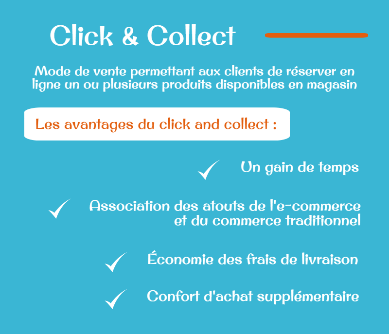 infographie web to store essor click and collect