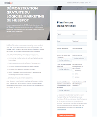 Comment réaliser et optimiser sa landing page e-commerce ? exemple landing page hubspot ecommerce