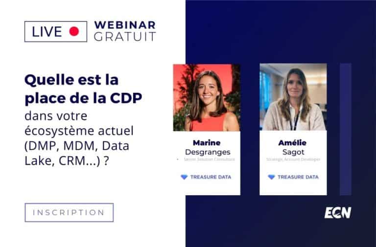 Quelle est la place de la CDP dans votre écosystème actuel (DMP, MDM, Data Lake, CRM…) ?